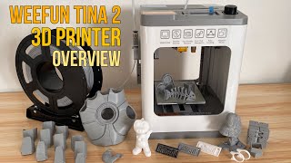 Weefun Tina 2 3D printer- overview. One of the best ready to start 3d printers on the Amazon.