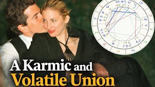 JFK Jr. and Carolyn Bessette Kennedy Synastry Chart Analysis: A Karmic and Volatile Union
