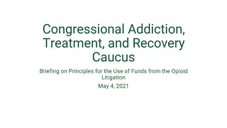 National Safety Council | Congressional Addiction, Treatment, and Recovery Caucus Briefing