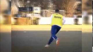 Lukas Podolski nearly destroys net with thunderbolt in Inter training