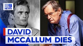 David McCallum, star of hit TV series 'NCIS', dies at 90 | 9 News Australia