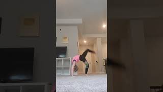 Don't worry, be happy! Gymnastics Routine #shorts /**Francesca and Leah Shorts