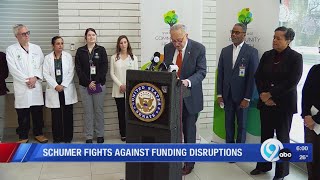 Schumer fights against funding disruptions