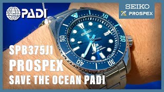 Unboxing The Seiko Prospex Padi SPB375J1 - Save the Ocean