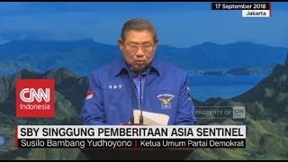 SBY Singgung Pemberitaan Asia Sentinel