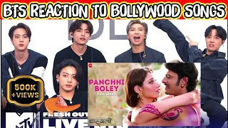 BTS REACTION TO BOLLYWOOD SONGS || KOREAN REACTION TO INDIAN SONGS | BTS REACTION TO INDIAN SONG