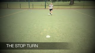 Learn the Stop Turn \u0026 Hook Turn - Football Soccer Move Tutorial