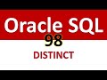 Oracle SQL Developer Tutorial For Beginners  98   DISTINCT   Avoiding Duplicates in the Results