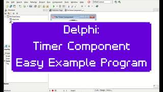 Delphi - Timer Component Example