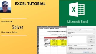 How to use Solver in Microsoft Excel. Quick and easy steps. What IF Analysis