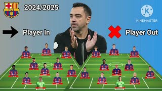 Barcelona Potential Line Up Player In & Player Out Season 2024/2025 ~ Transfer Summer 2024