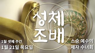 성체조배_1월 셋째 주간 1월 21일 목요일_조정래 시몬 신부_스승 예수의 제자 수녀회