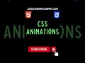 CSS ANIMATION #html #css #animation #shorts