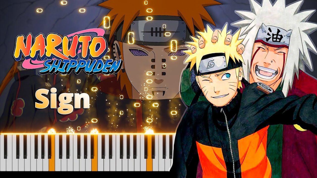 NARUTO Shippuden OP 6 - "Sign" By FLOW On Piano [FREE MIDI] - YouTube