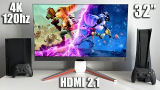 BEST HDMI 2.1 Gaming Monitor for PS5 / Xbox Series X? | BenQ MOBIUZ EX3210U Monitor Review