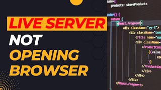 Fix Live Server Issue In Vs Code How To Solve Vs Code Live Server Fix Live Server Issue In Vs Code How To Solve Vs Code Live Server