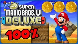 2-1 Stone-Eye Zone ❤️ New Super Mario Bros. U Deluxe ❤️ 100% All Star Coins