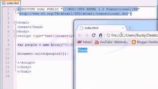 JavaScript Video Tutorial – 28/40. Arrays