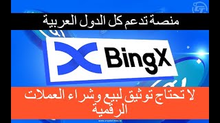 BingX  تغطية وشرح منصة لشراء وبيع البيتكوين والعملات الرقمية في كل الدول العربية من دون توثيق هوية