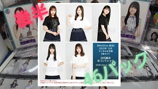 [乃木坂46]白石麻衣卒コンTシャツ 生写真開封 46パック 後半