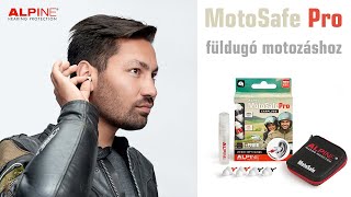 Alpine MotoSafe Pro füldugó motorozáshoz