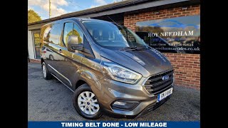 FORD TRANSIT CUSTOM 2.0 300 EcoBlue Limited Panel Van 5dr Diesel Manual L1 H1 Euro 6 (s/s) (170 ps)