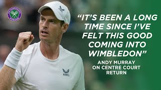 Andy Murray talks about playing in front of Roger Federer & Thiem or Tsitsipas match-up in round two