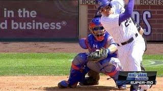 NYM@COL: Arenado extends hitting streak