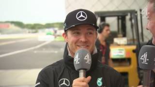 2016 Japan - Post-Race: Nico Rosberg talking to Steve Jones \u0026 David Coulthard