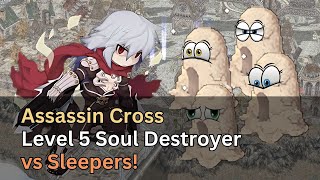 [SD SinX] Level 5 Soul Destroyer vs Sleepers - Ragnarok Online Assassin Cross #souldestroyersinx