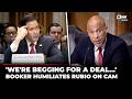 'Clearly We All Know That...': Booker Absolutely Torches Rubio Over Trump's Failed Iran Negotiations