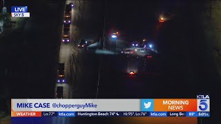 NB 5 Freeway closure causing traffic trouble in Castaic