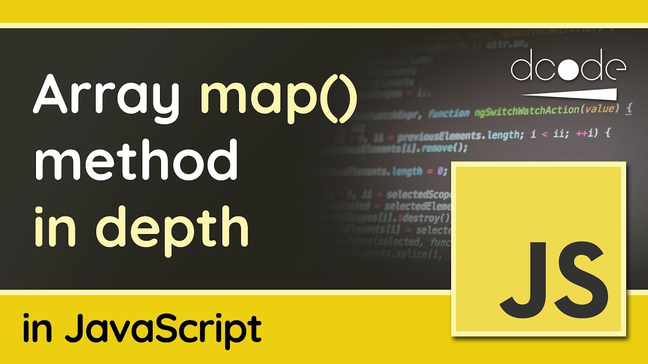 In Depth: The Array Map() Method In JavaScript - YouTube