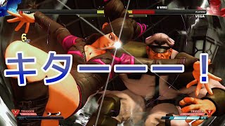 【sfv】ストリートファイター5AE　第2回　水着女性軍団（次郎）vsベガ（治郎吉）