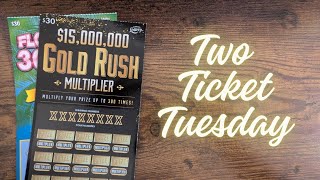 Two Ticket Tuesday - 2 $30 Tickets, Gold Rush Multiplier and Florida 300X