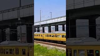 山陽本線　上り黄色い電車