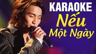 [Karaoke] Nếu Một Ngày - ĐAN NGUYÊN | Beat Chuẩn Tone Nam