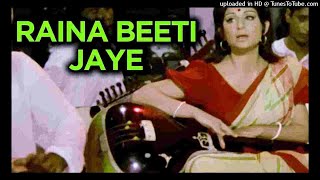 Raina Beeti Jaye | Amar Prem (1972) | Lata Mangeshkar | Sharmila Tagore, Rajesh Khanna | 70's Hits