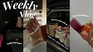 VLOG : THIS CAUGHT ME BY SURPRISE + MY FIRST RUSSIAN MANICURE + GROCERY SHOP W/ ME + UNBOXING