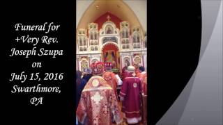 +Very Rev Joseph Szupa Funeral in Swarthmore