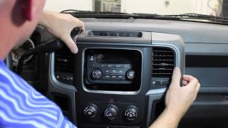 2013-2015 Ram Truck Radio Removal