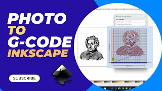 How to convert photo to G-code using inkscape software
