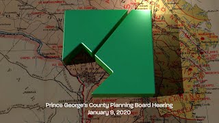 M-NCPPC Planning Board Meeting - January 9, 2020