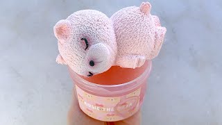 ASMR 🧸 Rosie the Bear from Peachy Jelly Slimes #slime #asmr #slimeasmr #satisfying
