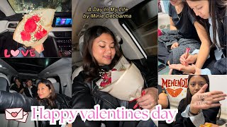 Happy Valentine’s Day 💌|Mehendi ceremony🌸|Shopping khaika wedding ni bagwi😁#tiprasadailyvlog