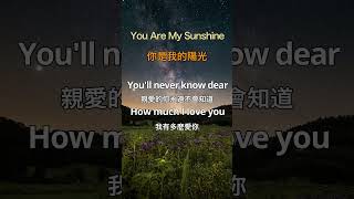 聽歌 學英文 Listen to Songs, Lean English 你是我的陽光  You Are My Sunshine