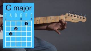 How to Play a C Major Open Chord | Guitar Lessons