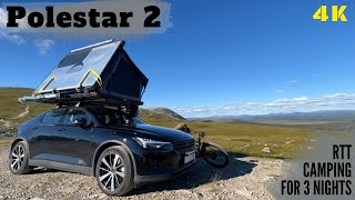 Camping on top of the Polestar 2