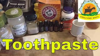 Homemade Remineralizing Toothpaste Tutorial