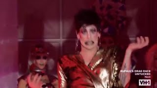 Drag queens dancing to iMovie neon